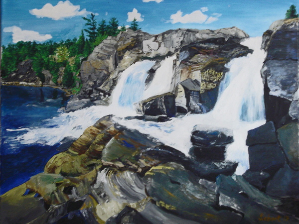 Alle Wasser flieen zur Georgian Bay (51 x 41 cm)-B600