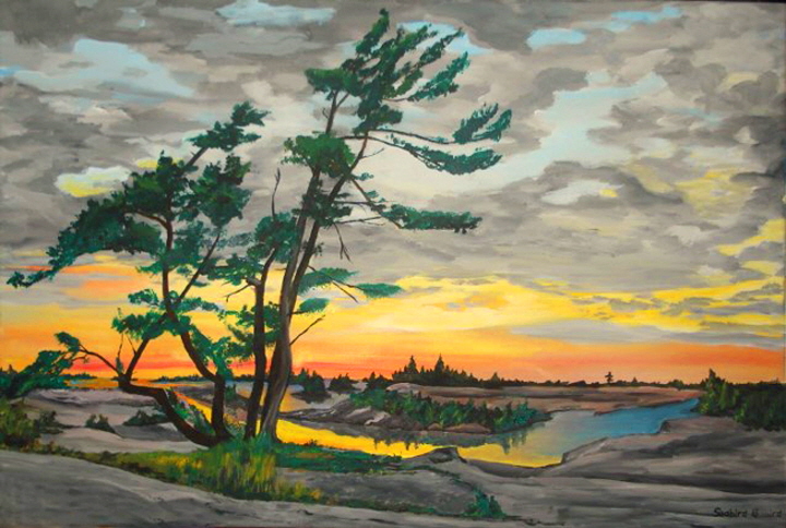 Evening at Georgian Bay (2018)-B720 Evening at Georgian Bay (2018)-B720